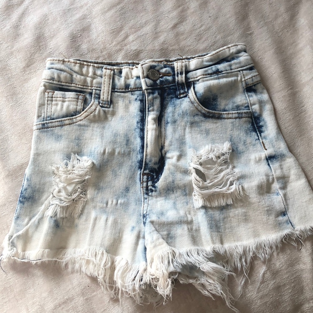 high waisted shorts